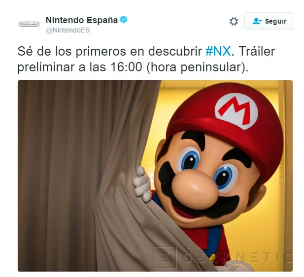 Nintendo desvelará su esperada consola NX esta tarde, Imagen 1
