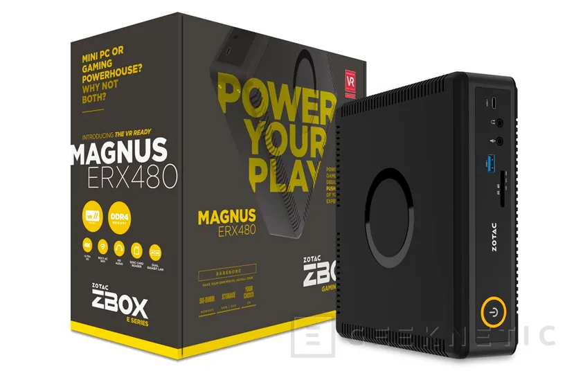 ZOTAC integra una Radeon RX 480 en su mini PC ZBOX Magnus ERX480, Imagen 1