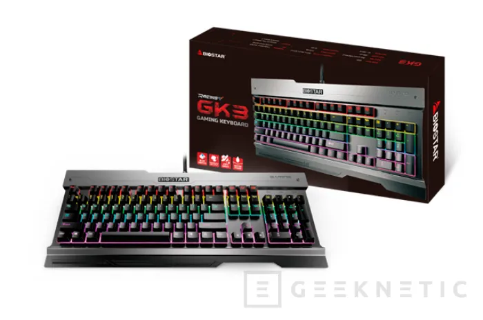 BIOSTAR GK3, un teclado mecánico económico, Imagen 1