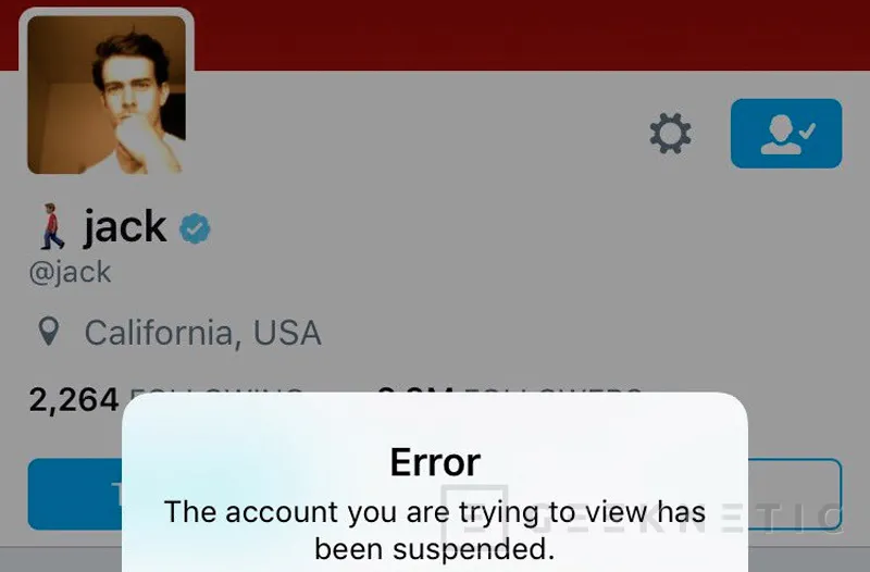 Twitter suspende la cuenta a su propio CEO, Imagen 1