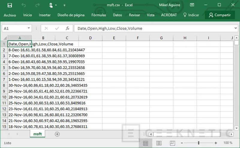 afijo Del Sur espíritu Cómo abrir correctamente un archivo CSV en Excel - Guía