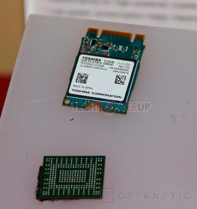 Toshiba reduce al mínimo el tamaño de los SSD M.2 BG Series, Imagen 1