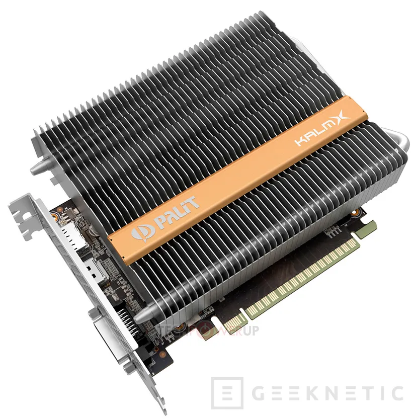 Geeknetic Palit GTX 1050 Ti KalmX con refrigeración pasiva 1
