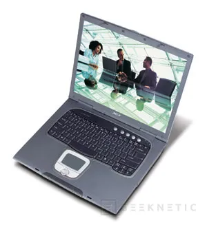 Acer presenta los nuevos portátiles TravelMate 8000 con tecnología Intel Centrino Mobile, Imagen 1