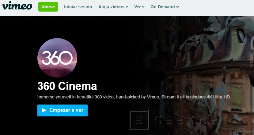 Vimeo también adopta el vídeo de 360 grados, Imagen 1