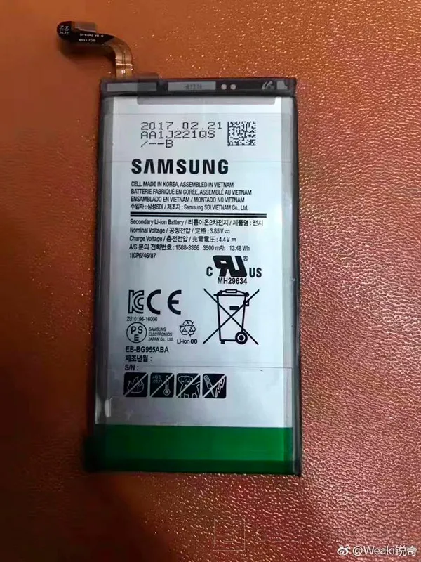 El Samsung Galaxy S8 Plus tendrá una batería de 3.500 mAh, Imagen 1