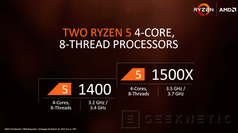 AMD anuncia los procesadores Ryzen 5 con multiplicador desbloqueado, Imagen 2