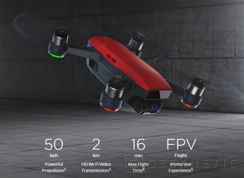 Spark, un pequeño drone con control por gestos Noticia