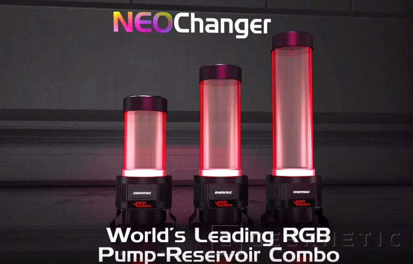 Enermax combina depósito y bomba de refrigeración líquida con su  NEOChanger, Imagen 2