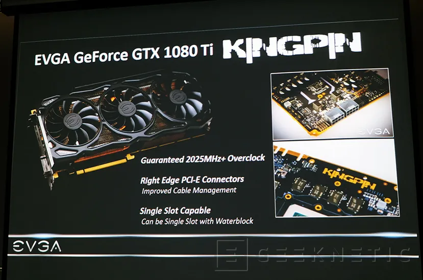 Geeknetic EVGA presenta su nueva EVGA GTX 1080Ti KingPin con 2025MHz 1