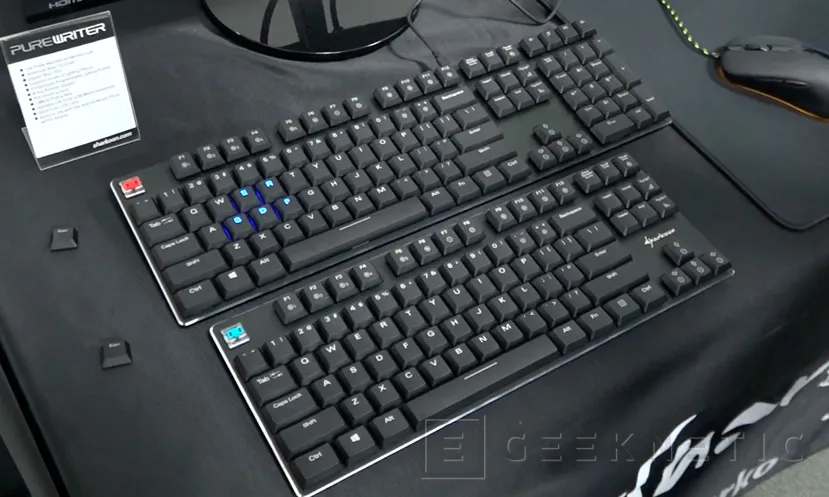 Geeknetic Sharkoon anuncia sus teclados mecánicos ultrafinos PureWriter 2