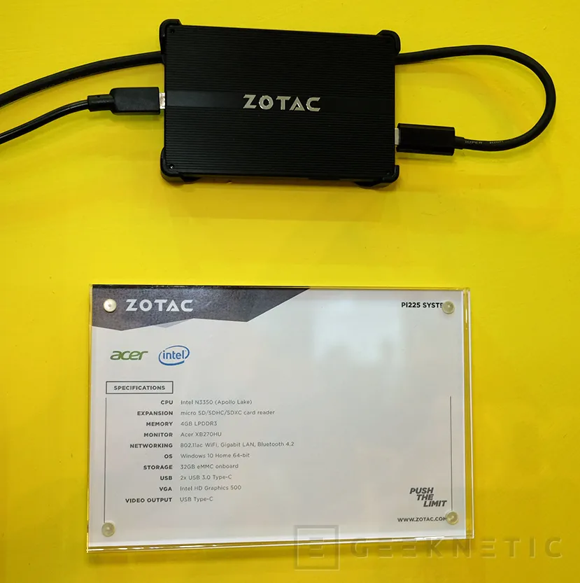 Geeknetic Zotac PI225 es el MiniPC más compacto del mercado 2