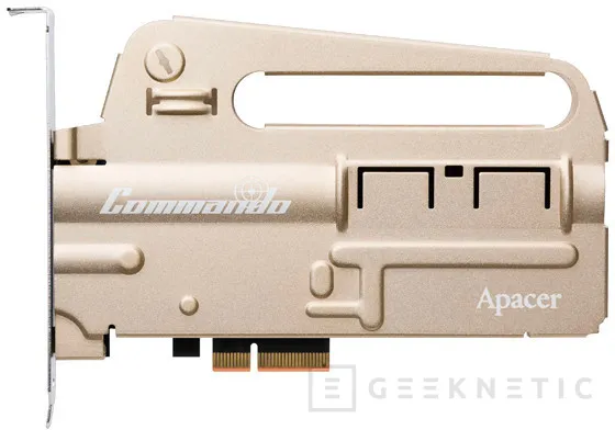 Apacer PT920 Commando, un SSD NVMe con forma de fusil de asalto, Imagen 1