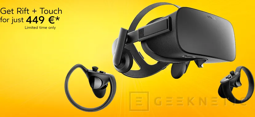 Oculus rebaja más de 200 Euros sus gafas Rift+mandos touch, Imagen 1