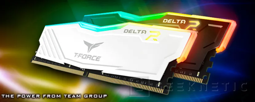 Memorias DDR4  T-FORCE Delta con iluminación RGB, Imagen 1