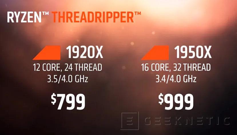 Los procesadores AMD Threadripper se lanzarán a principios de agosto desde 799 Dólares, Imagen 1