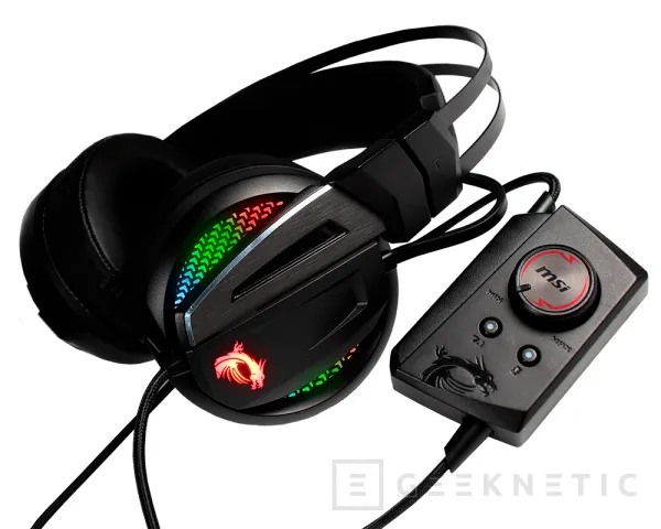 Así son los Immerse GH70, los nuevos auriculares gaming con RGB de MSI, Imagen 1