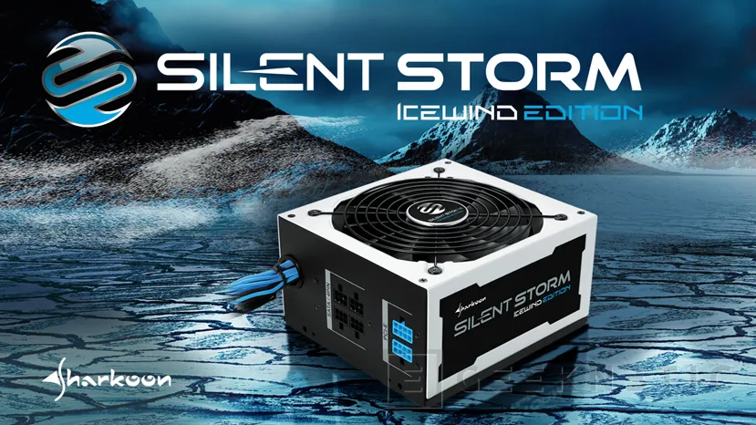 Sharkoon SilentStorm IceWind, fuentes semi-modulares 80 PLUS Bronze, Imagen 1