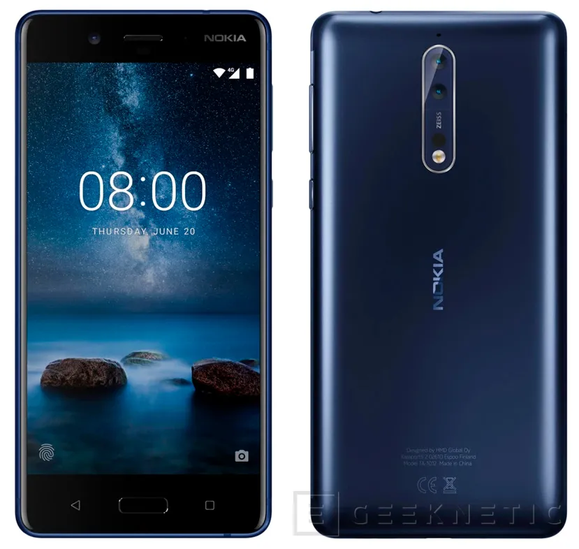 El Nokia 8 recibe la actualización a Android Oreo 8, Imagen 1