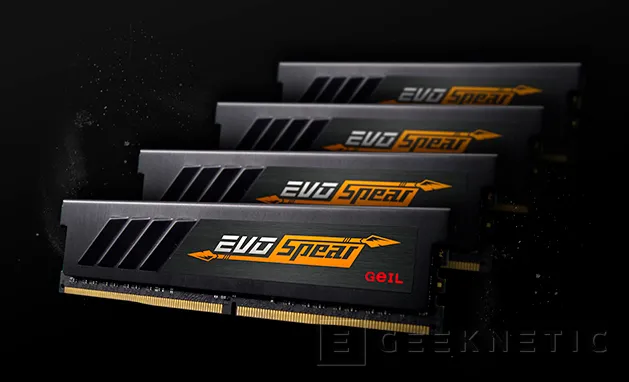 GEIL EVO Spear, memorias DDR4 para plataforma Intel y AMD, Imagen 1