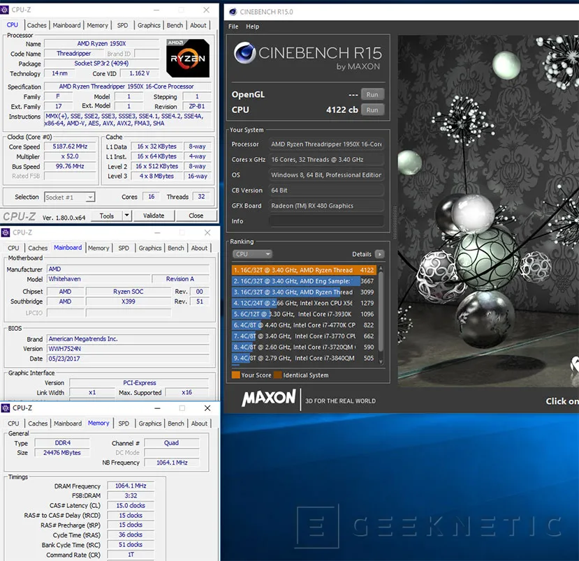 Geeknetic AMD Threadripper se presenta oficialmente y comienza la pre-venta 8