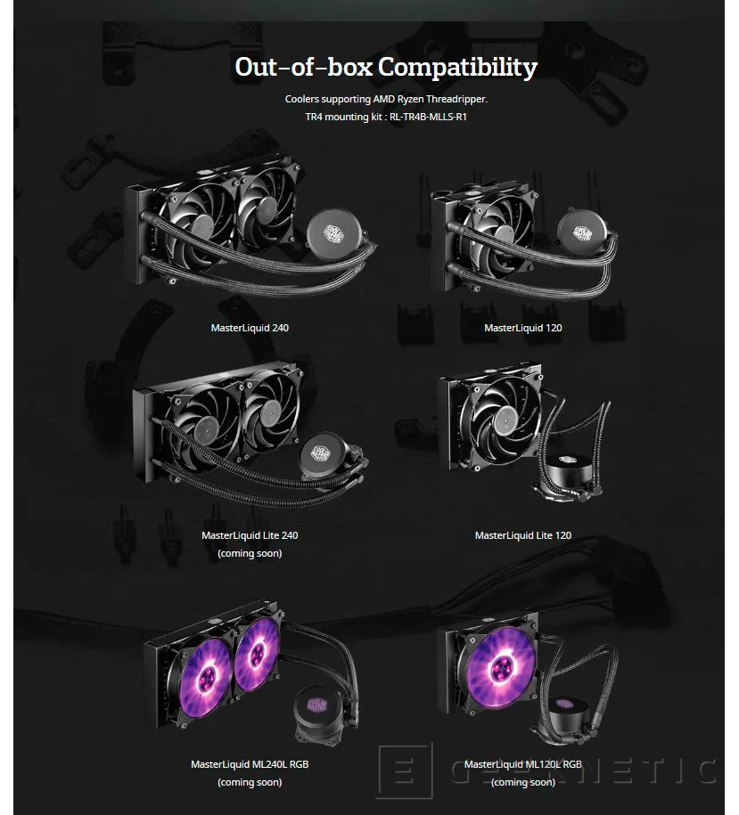 Geeknetic Coolermaster anuncia su compatibilidad con socket TR4 para AMD Threadripper 1