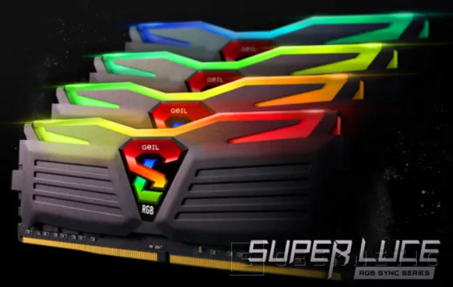 GeIL añade iluminación multicolor a sus memorias DDR4 Super Luce RGB SYNC, Imagen 1