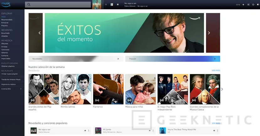 El servicio de música en streaming Amazon Music Unlimited llega a España, Imagen 1