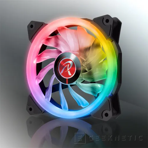 Raijintek amplía su gama de ventiladores con los Iris 12 Rainbow RGB, Imagen 1
