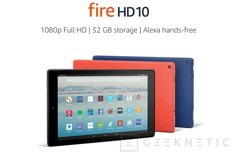 Amazon actualiza su tablet Fire HD 10 con más potencia, batería y mejor pantalla, Imagen 1