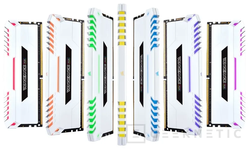 Corsair tiñe de blanco sus memorias DDR4 VENGEANCE RGB, Imagen 1