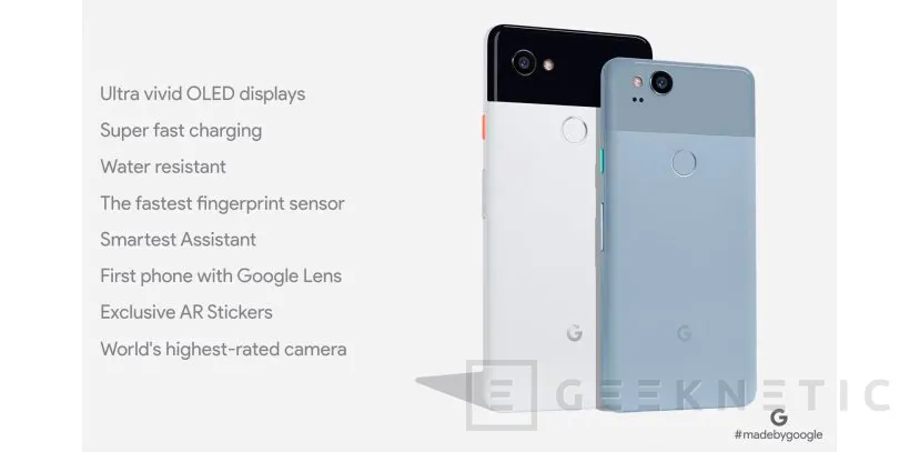 Geeknetic Google ha presentado los nuevos Google Pixel 2 y Pixel 2 XL 2