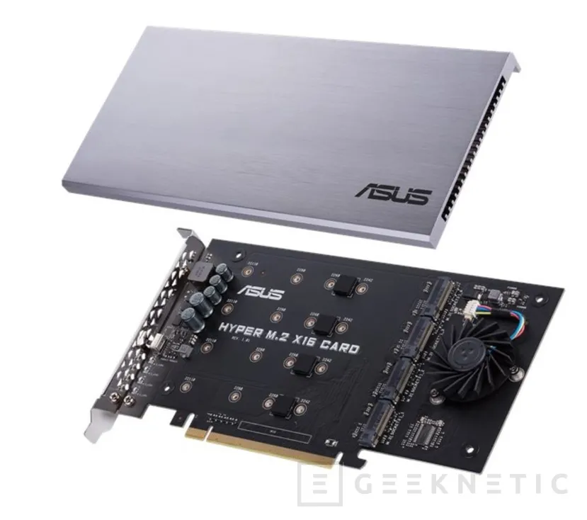 La tarjeta ASUS Hyper M.2  añade 4 puertos M.2 de 32GB/s, Imagen 1