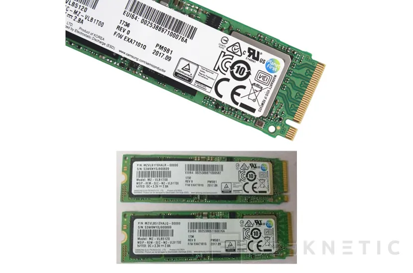 Filtrados los SSD NVMe Samsung PM981 de alto rendimiento, Imagen 1