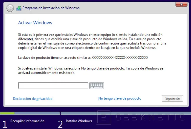 Claves Windows 10