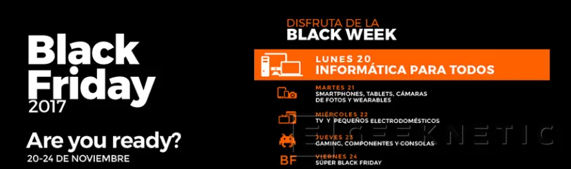 Geeknetic Mejores ofertas de la semana del Black Friday: Lunes 2