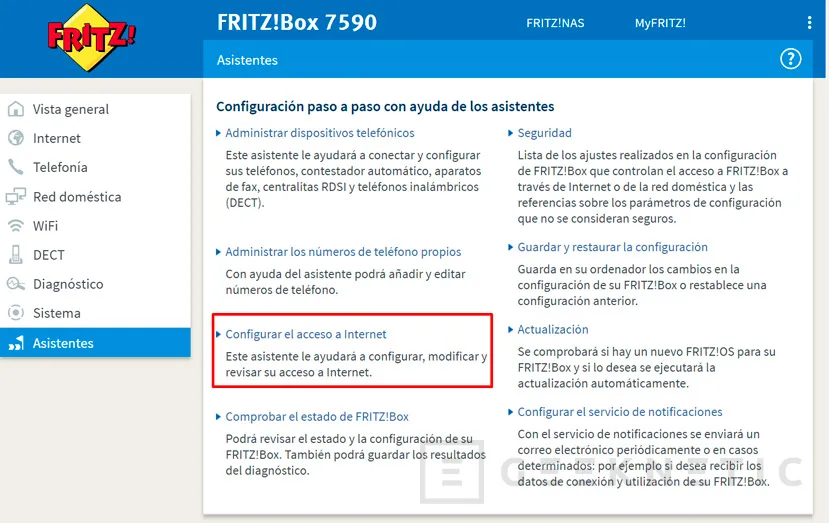 Geeknetic Como configurar el router FRITZ!Box 7590 para fibra FTTH de Movistar 5