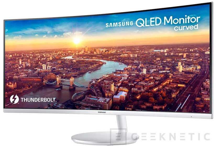 Geeknetic La tecnología QLED y Thunderbolt 3 se dan la mano en este monitor curvado de Samsung 1