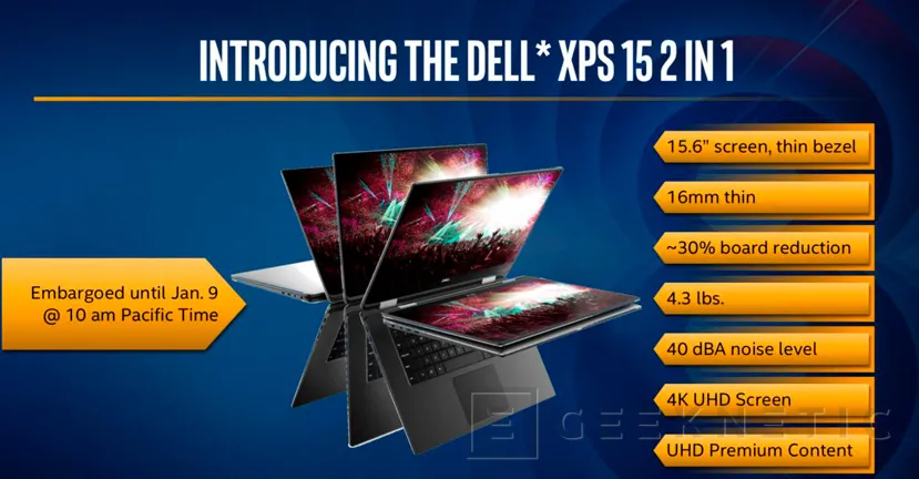 El Dell XPS 15 se hace convertible y añade procesadores Intel con GPU AMD Vega integrada, Imagen 1