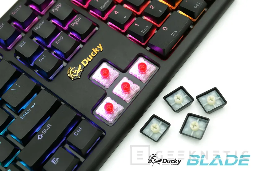 Ducky Blade Air, el primer teclado con los interruptores Cherry MX de perfil bajo, Imagen 2