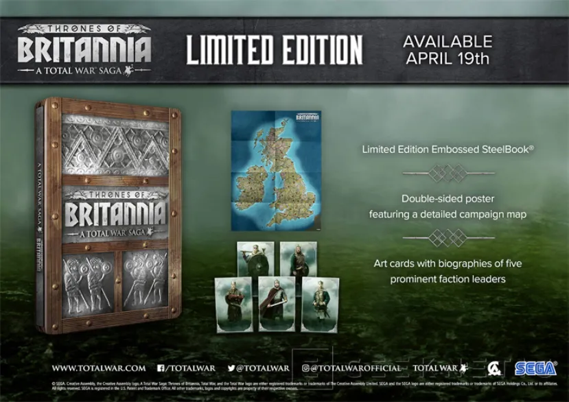 Geeknetic Total War: Thrones of Britannia llegará el 19 de abril y estos son sus requisitos para PC 1