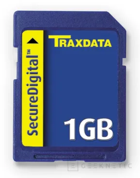 Traxdata lanza sus tarjetas SecureDigital de 1 GB, Imagen 1