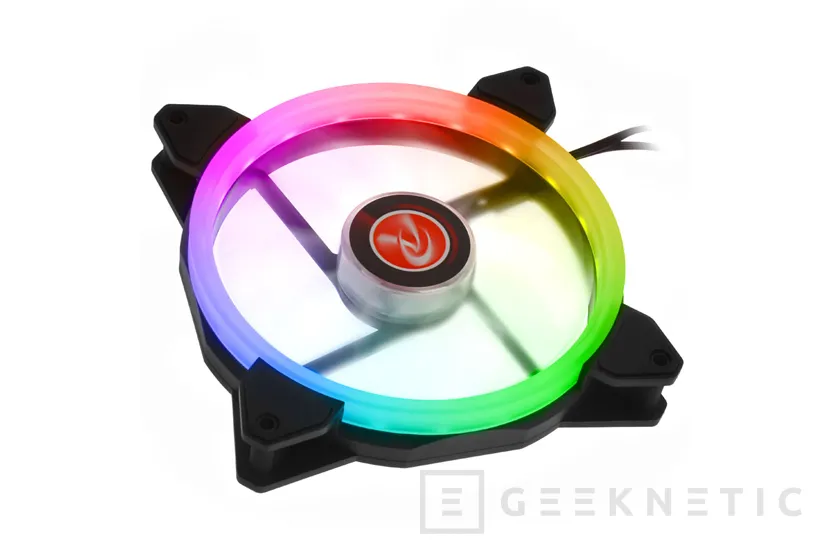 Geeknetic Raijintek añade 21 LEDs RGB a sus ventiladores Iris 14 Rainbow 1