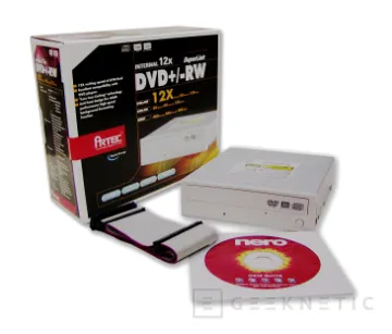 Artec distribuye otra grabadora más de DVD a 12x, Imagen 1