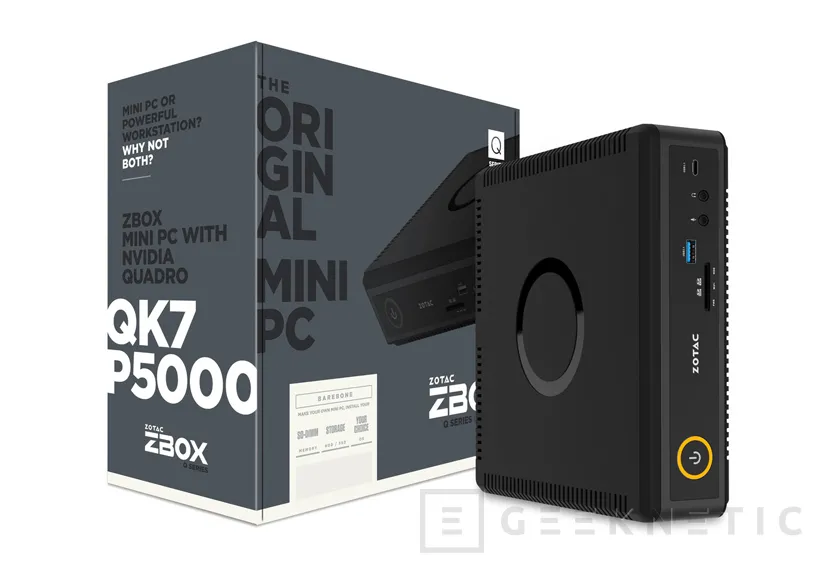 Geeknetic Los mini PC ZOTAC ZBOX Q-Series incluyen gráficas profesionales NVIDIA Quadro Pascal 1