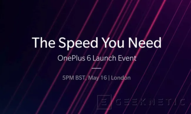 Geeknetic El OnePlus 6 llegará el 16 de mayo 1