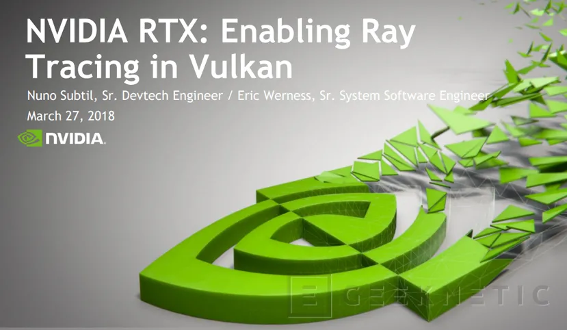 Geeknetic NVIDIA trabaja con Khronos Group para implementar Raytracing RTX en Vulkan 1