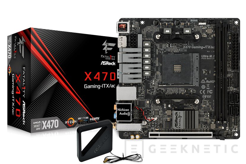 ASRock Fatal1ty Mini-ITXマザボ＋Ryzen7 3700X ASRock anuncia la X470 Fatal1ty Gaming-ITX/ac, su primera placa