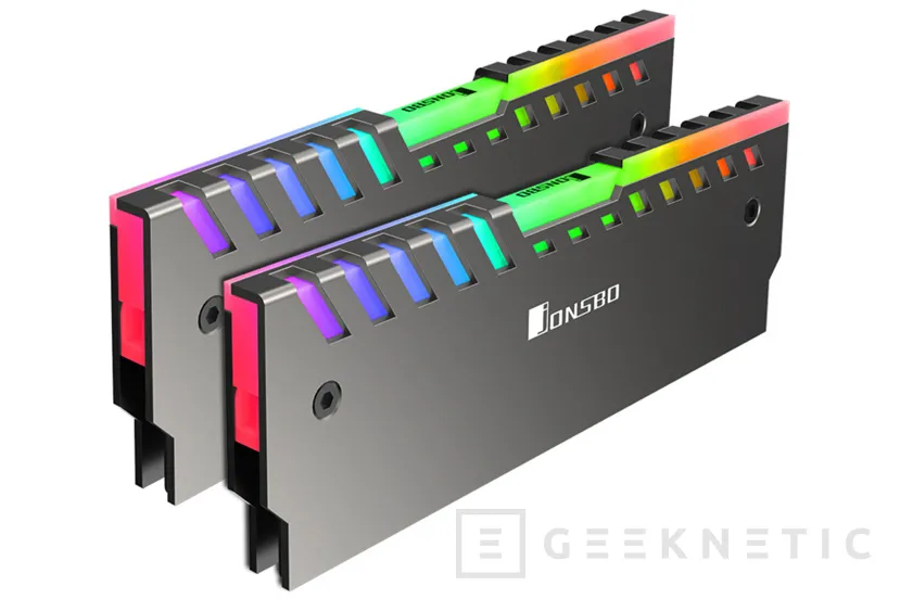Geeknetic Ya puedes añadir RGB a cualquier módulo DDR4 con estos disipadores de Jonsbo 1