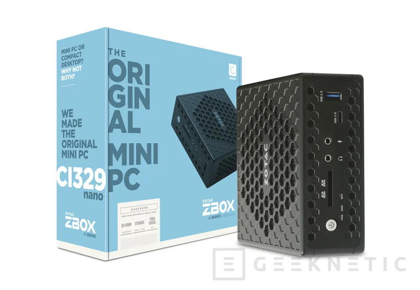 Geeknetic Zotac estrena sus MiniPC ZBOX CI329 Nano equipados con refrigeración pasiva  1